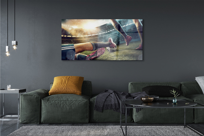 Quadro acrílico Chuteiras de estádio de futebol