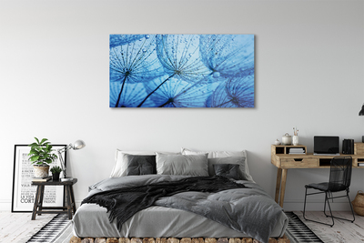 Pintura acrílica Macro de gotas de dente-de-leão