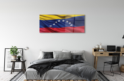 Quadro acrílico bandeira venezuelana