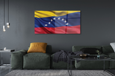 Quadro acrílico bandeira venezuelana