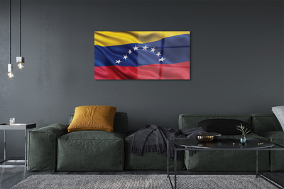Quadro acrílico bandeira venezuelana