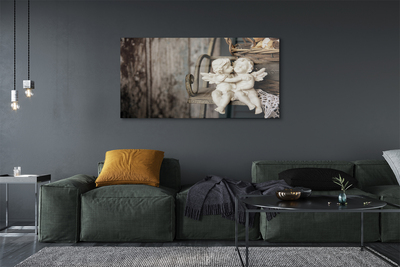 Pintura acrílica Anjo Beijando