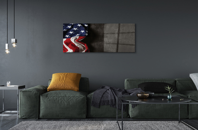 Pintura acrílica Bandeira dos Estados Unidos