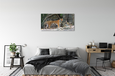 Pintura acrílica Tigre da selva