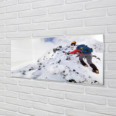 Quadro acrílico Escalada de montanha