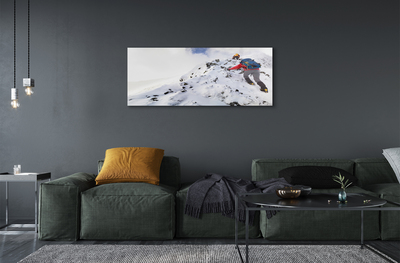 Quadro acrílico Escalada de montanha