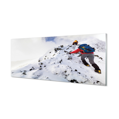 Quadro acrílico Escalada de montanha