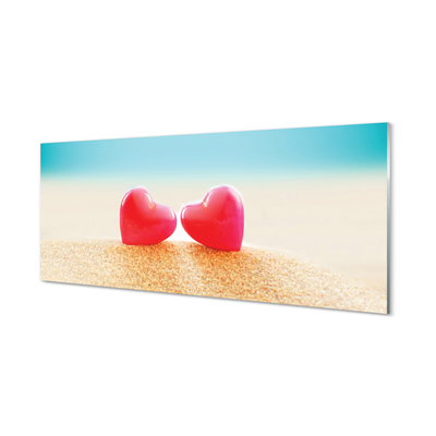 Quadro acrílico Mar do Coração