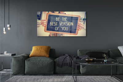 Pintura acrílica Placa de inscrição