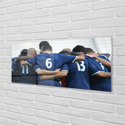 Quadro acrílico Jogadores de futebol