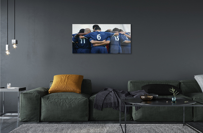 Quadro acrílico Jogadores de futebol