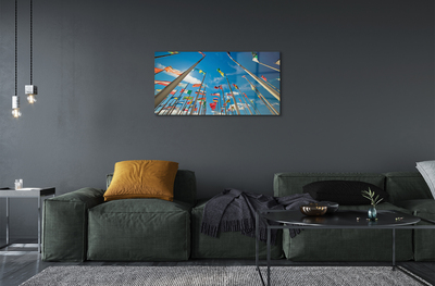 Quadro acrílico Várias bandeiras