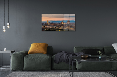 Quadro acrílico Itália Panorama das montanhas da catedral