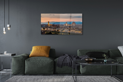 Quadro acrílico Itália Panorama das montanhas da catedral