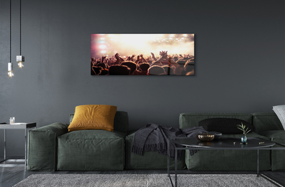 Quadro acrílico Concerto de pessoas