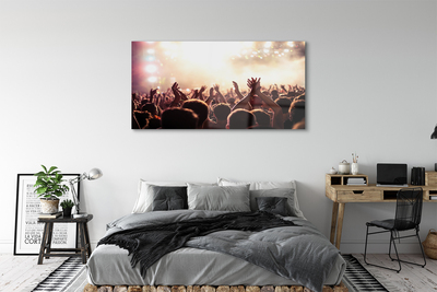 Quadro acrílico Concerto de pessoas