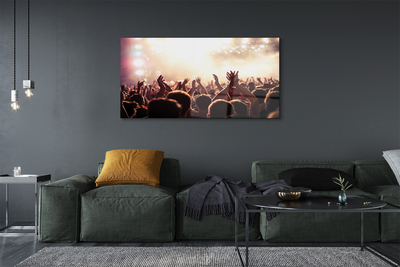 Quadro acrílico Concerto de pessoas