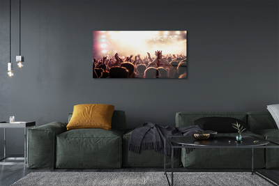 Quadro acrílico Concerto de pessoas