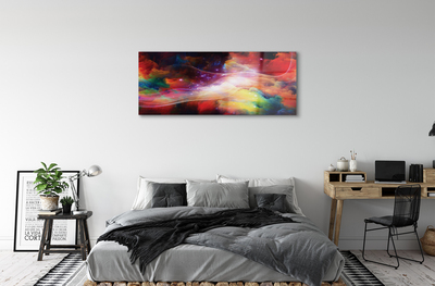 Pintura acrílica Fractais de ondas abstratas