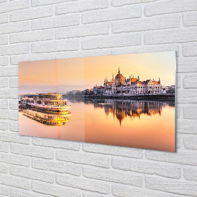 Pintura acrílica Navio do mar ocidental