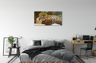Quadro acrílico Árvore-tigre