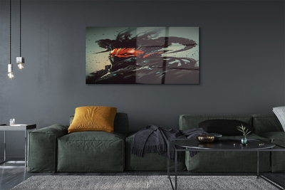 Quadro acrílico Uma figura sombria e assustadora