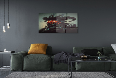 Quadro acrílico Uma figura sombria e assustadora