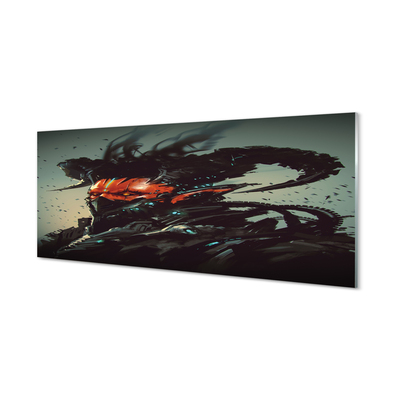 Quadro acrílico Uma figura sombria e assustadora