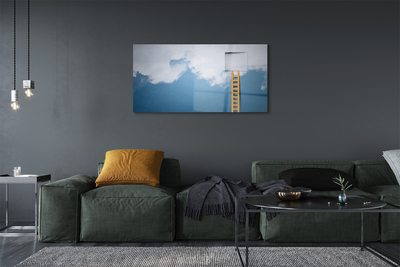 Pintura acrílica Escada para o Céu