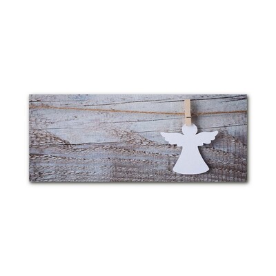 Quadro acrílico Anjo de Natal Inverno