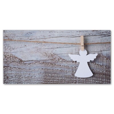 Quadro acrílico Anjo de Natal Inverno