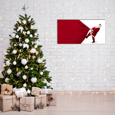 Quadro acrílico Presentes de Natal do Papai Noel