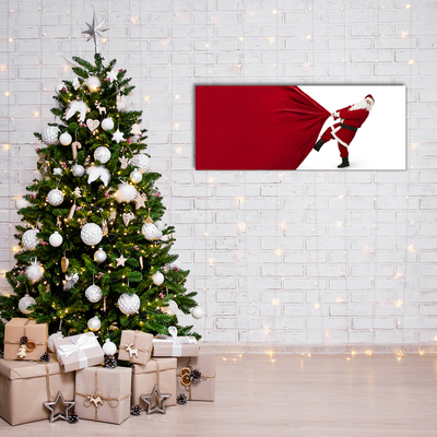 Quadro acrílico Presentes de Natal do Papai Noel