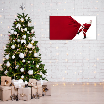 Quadro acrílico Presentes de Natal do Papai Noel