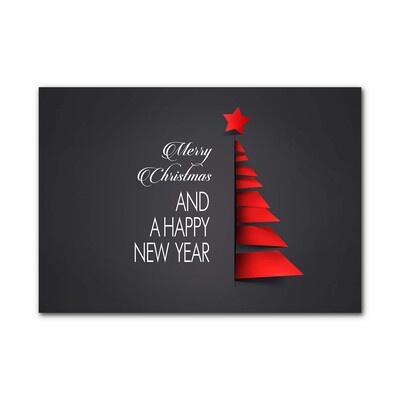 Quadro acrílico Decoração abstrata para árvore de Natal