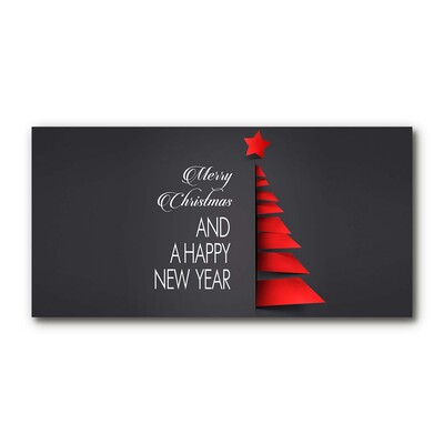 Quadro acrílico Decoração abstrata para árvore de Natal