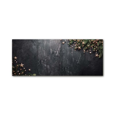 Quadro acrílico Decorações para árvores de Natal Estrelas de Natal