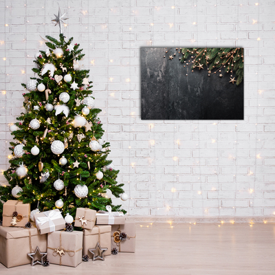 Quadro acrílico Decorações para árvores de Natal Estrelas de Natal