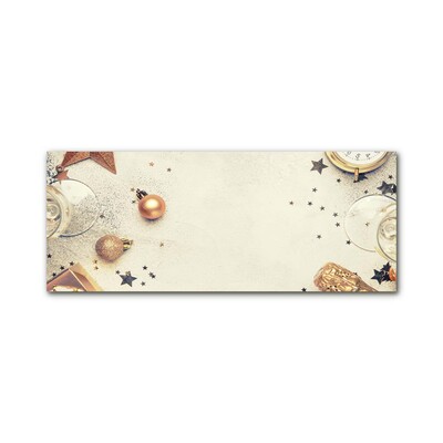 Quadro acrílico Enfeites de Natal