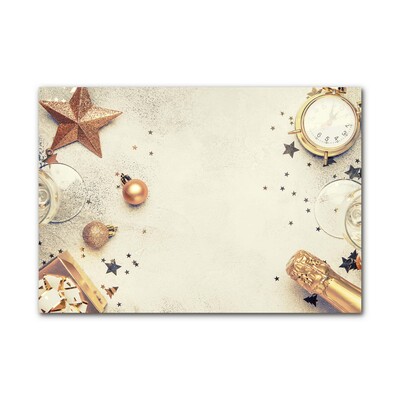 Quadro acrílico Enfeites de Natal