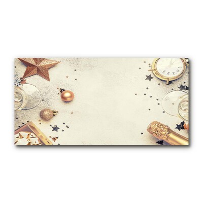 Quadro acrílico Enfeites de Natal