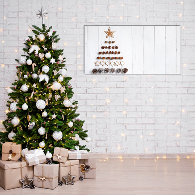 Quadro acrílico Decorações de Natal de gengibre