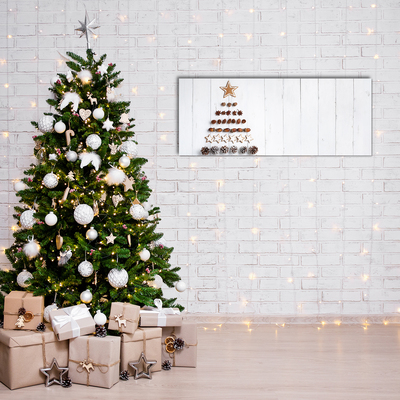 Quadro acrílico Decorações de Natal de gengibre