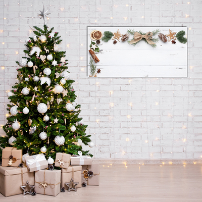 Quadro acrílico Biscoito de gengibre para as férias de Natal