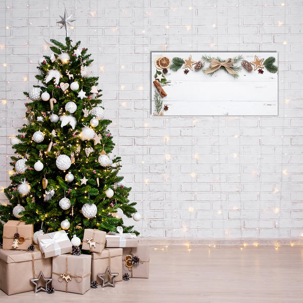 Quadro acrílico Biscoito de gengibre para as férias de Natal