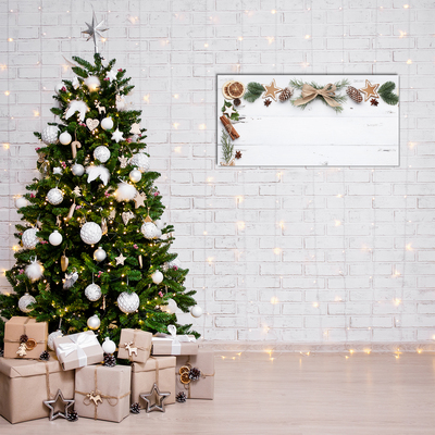 Quadro acrílico Biscoito de gengibre para as férias de Natal