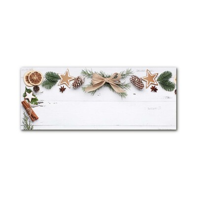 Quadro acrílico Biscoito de gengibre para as férias de Natal