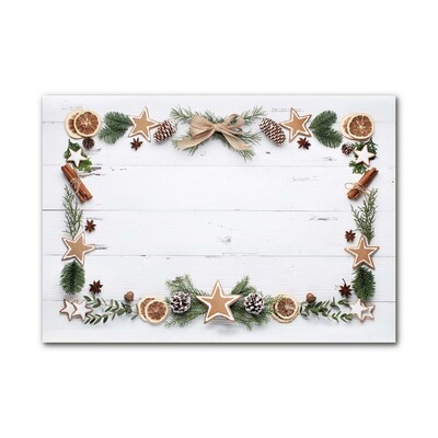 Quadro acrílico Biscoito de gengibre para as férias de Natal