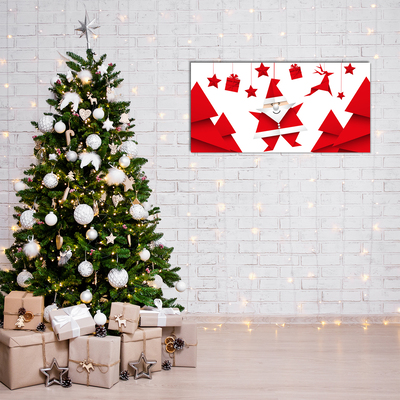 Quadro acrílico Presentes de Natal do Papai Noel