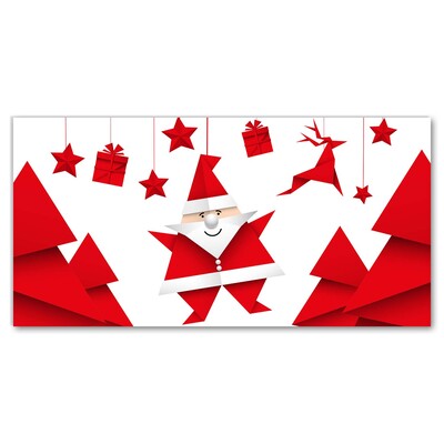 Quadro acrílico Presentes de Natal do Papai Noel